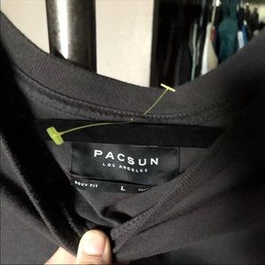 Men pacsun brown long sleeve boxy fit